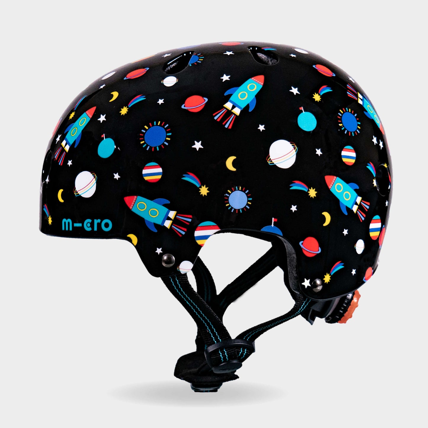 Printed Helmets for Bikes and Scooters: Space Print