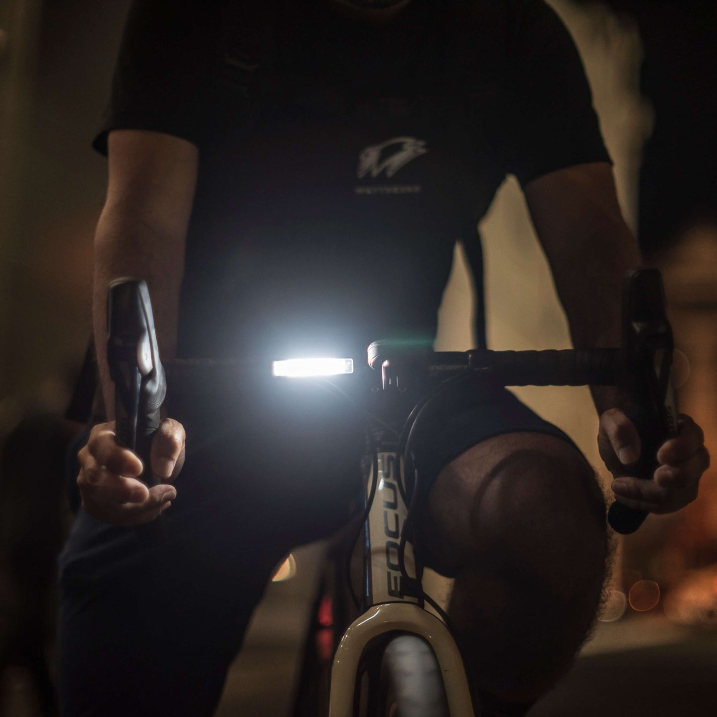 Knog Plus Rechargeable Front Light: Black