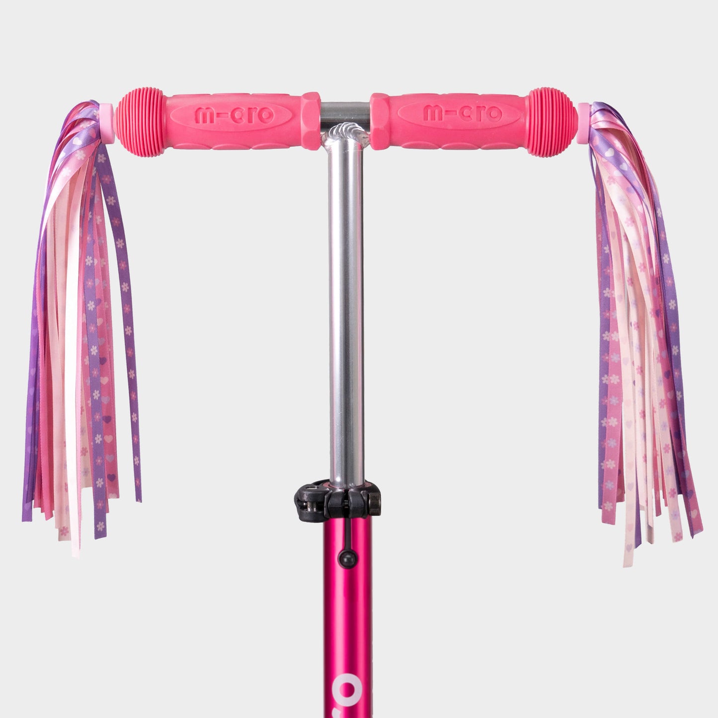 Eco Printed Ribbons For MICRO Rubber Grips: Pink Heart