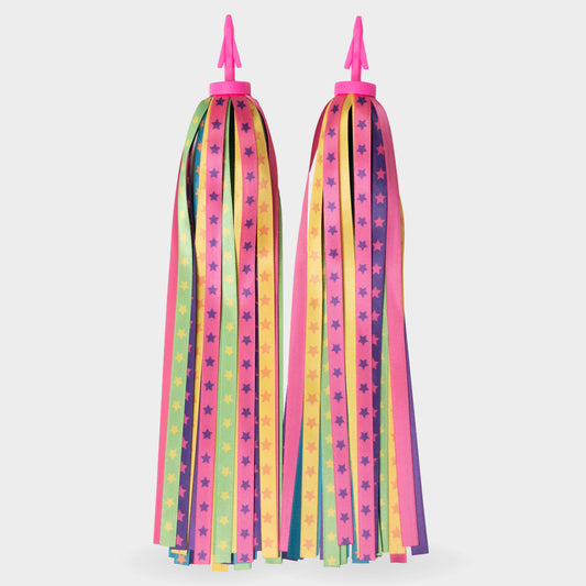 Eco Printed Ribbons For MICRO Rubber Grips: Rainbow Star