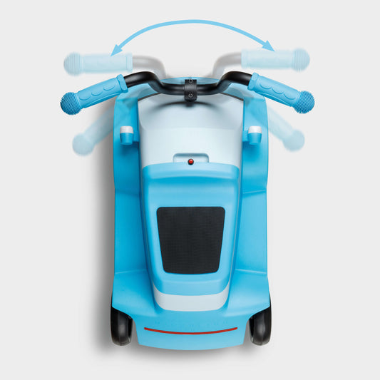 Mini Microlino Ride-On Car-: Blue