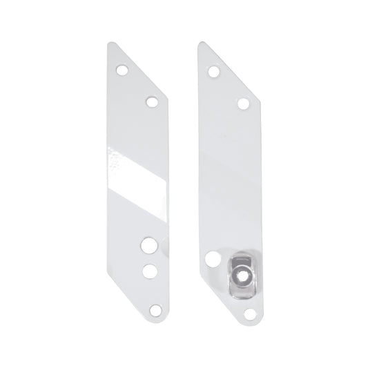 Micro Classic Pair of Holder Plates: White