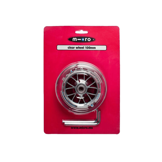 Micro Sprite & Original Kickboard Rear Wheel: Clear 100mm