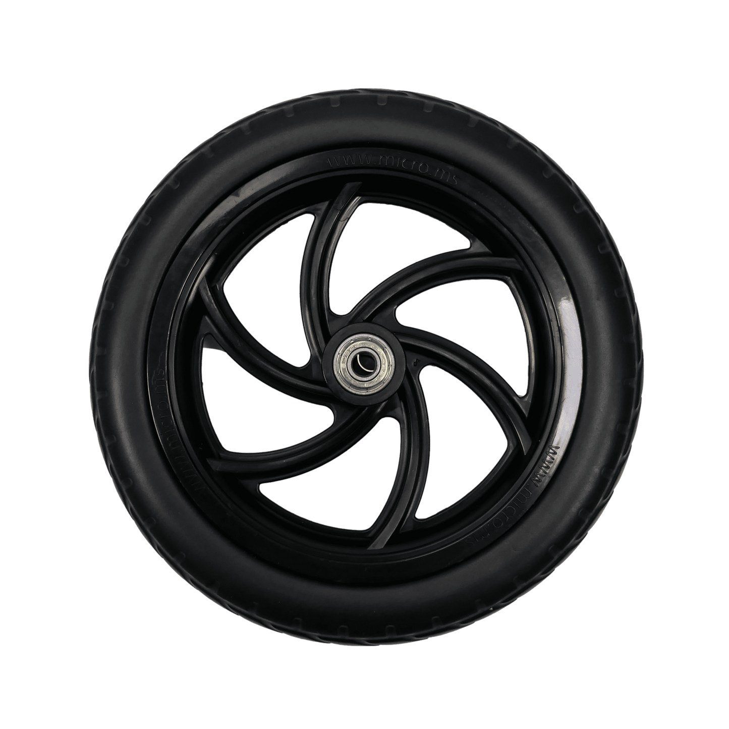 Micro Balance Bike 2in1 with Stabilisers Wheel: Black
