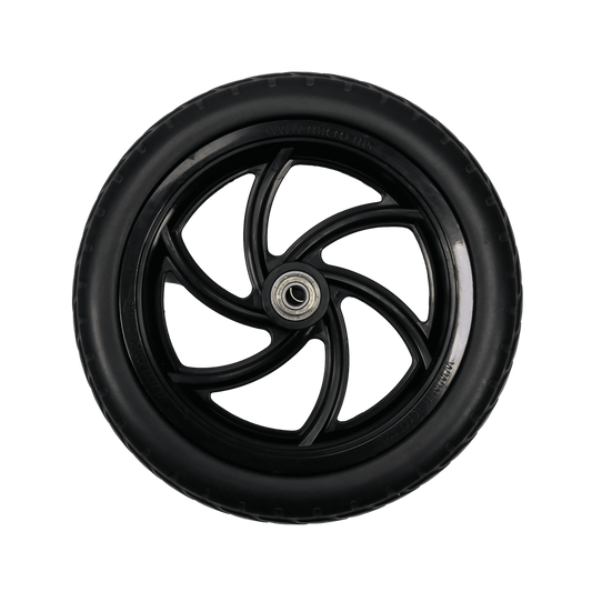 Micro Balance Bike 2in1 with Stabilisers Wheel: Black