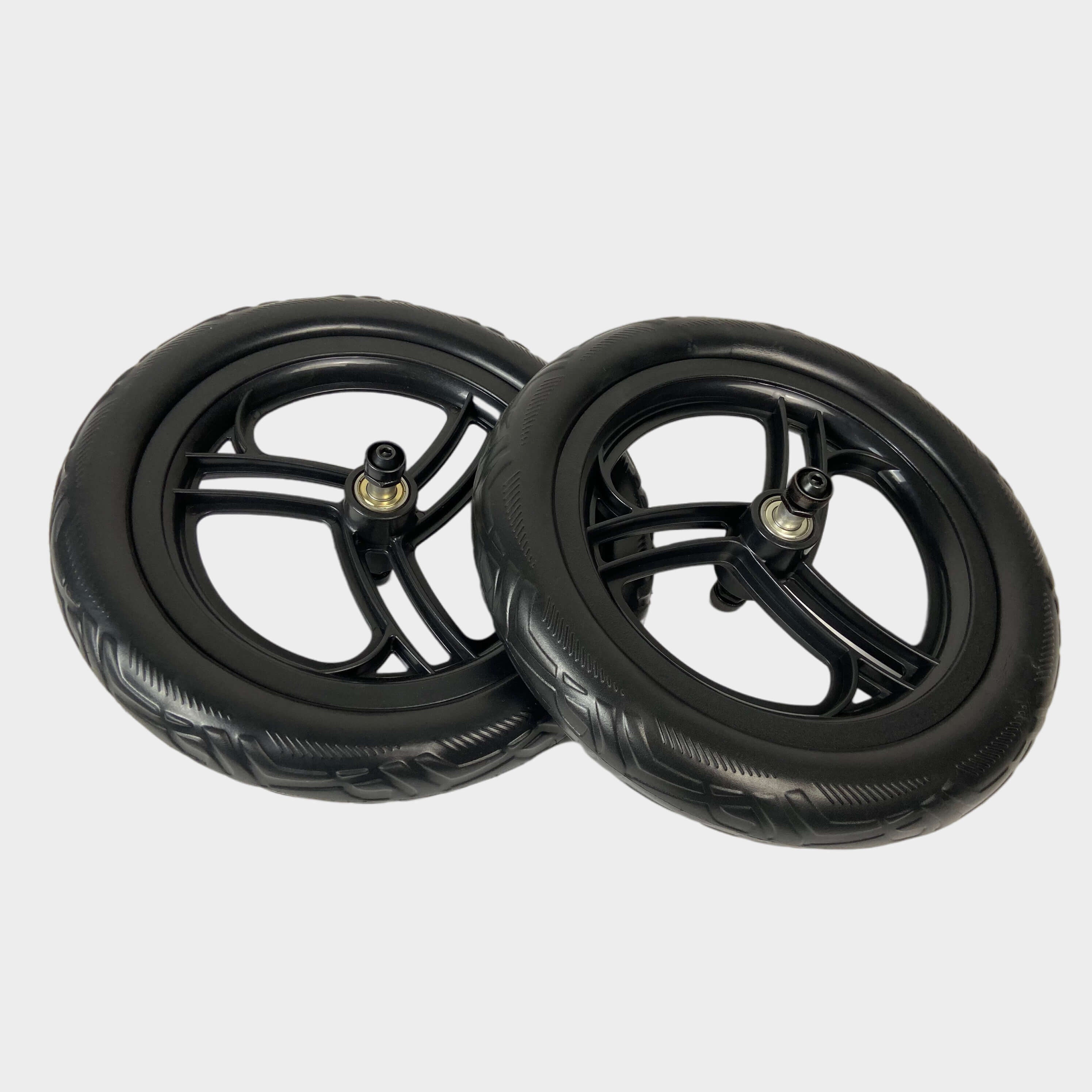 Balance Bike Lite Wheel with Axle:Black Micro Scooters