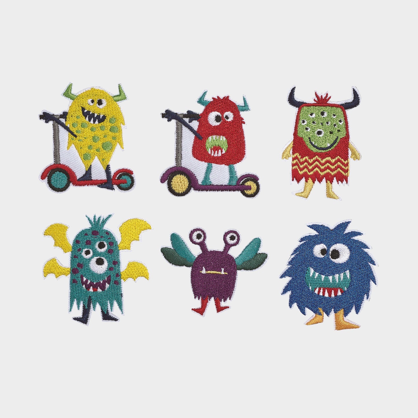 Mini Micro Luggage Patches Mini Micro Luggage Patches: Monster