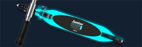A 'Golden' glow-in-the-dark scooter - Junior Design Awards 2025 Win for the Micro Sprite Glow