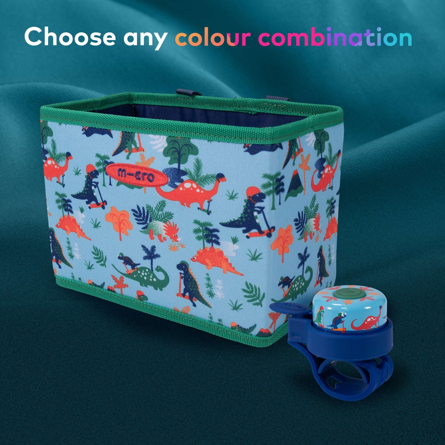 Ride & Store Bundle: Foldable Basket and Bell