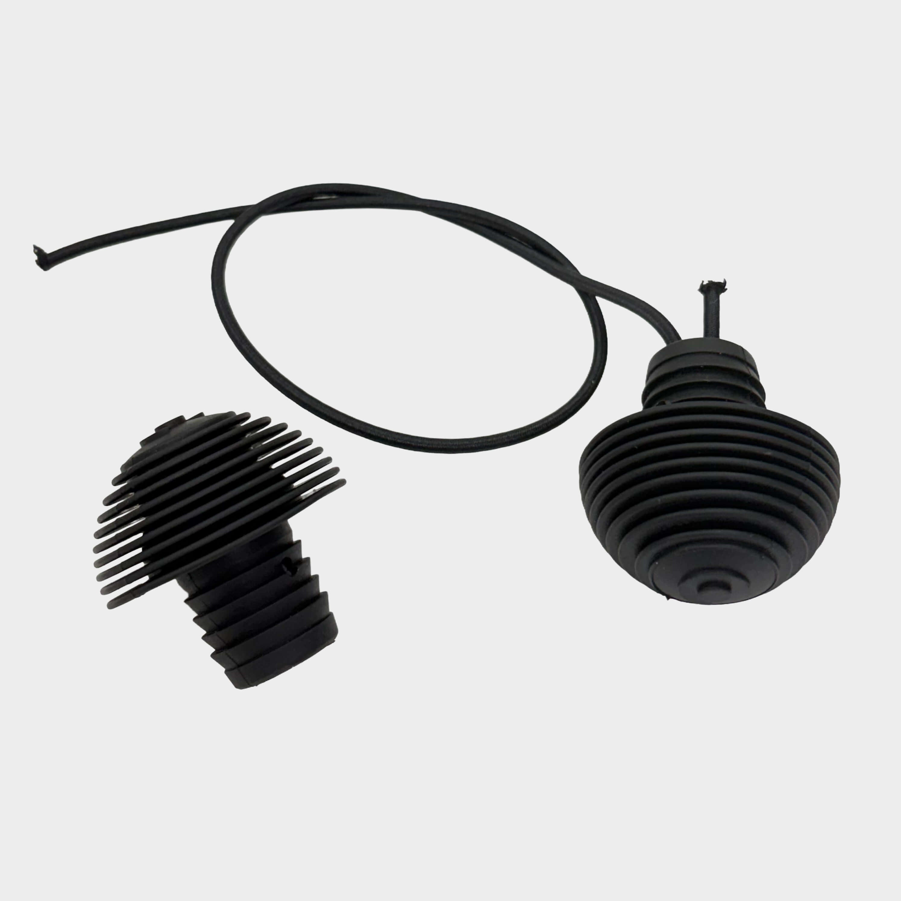 Micro Sprite, Flex, Rocket, Speed and Adult Classic Grip Bung and String:Black