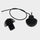 Micro Sprite, Flex, Rocket, Speed and Adult Classic Grip Bung and String: Black