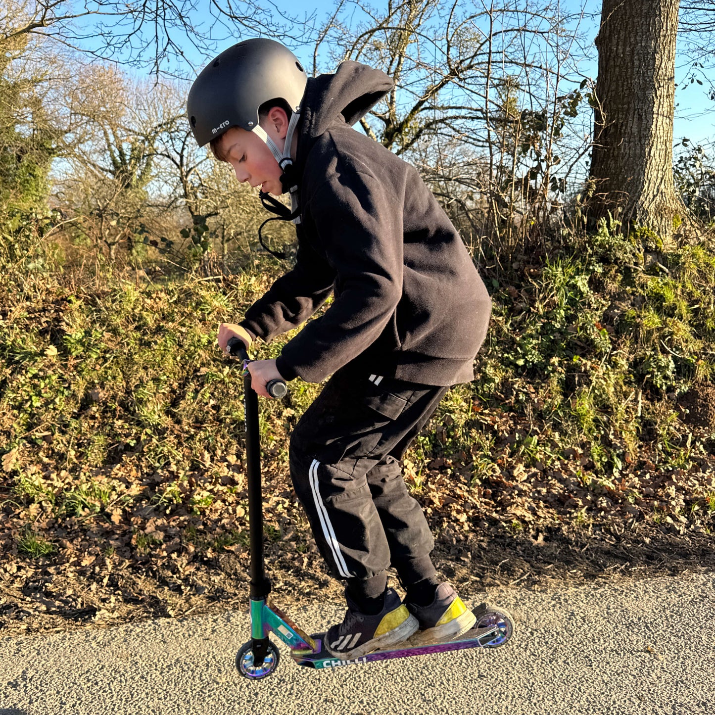 Chilli Rocky Stunt Scooter: Oil Slick Neochrome