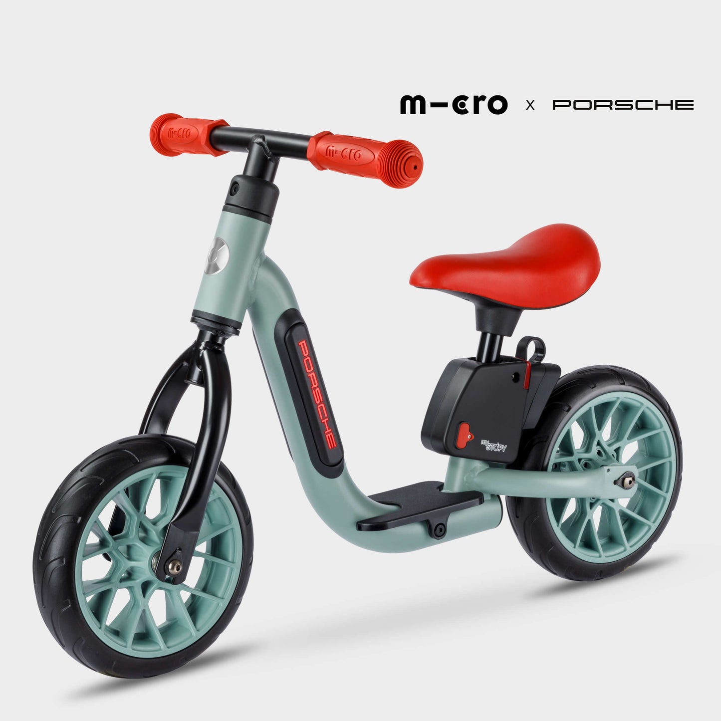Micro Smart Balance Bike Porsche Green