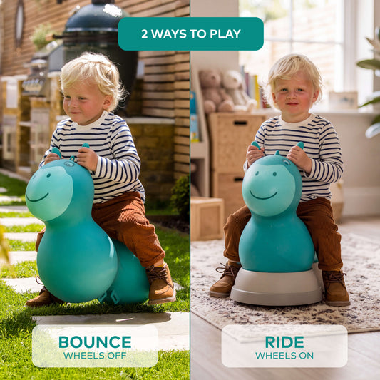 Micro Ride on Space Hopper: Aqua