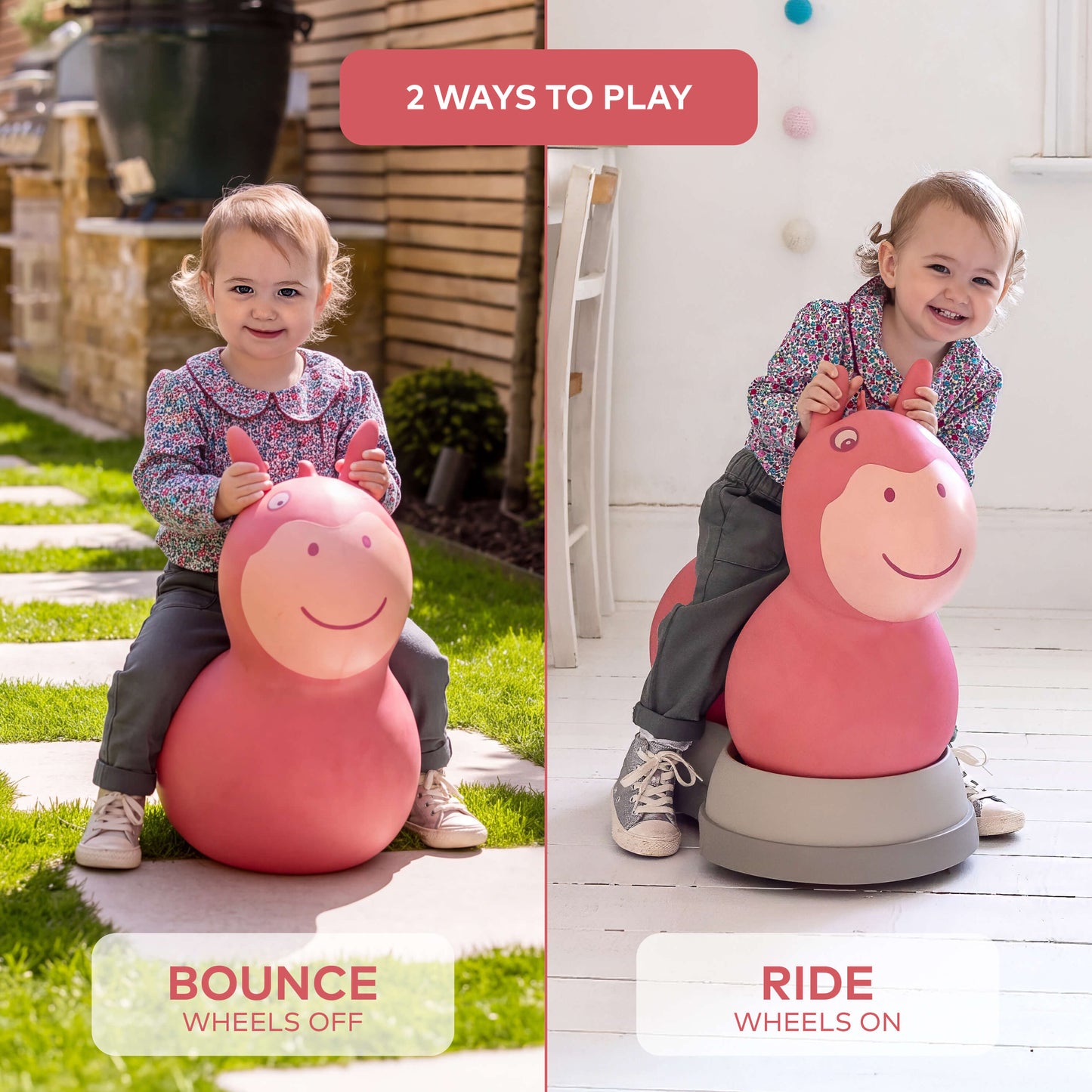 Micro Ride on Space Hopper: Pink