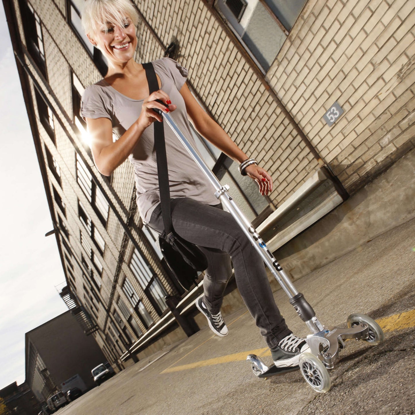 Micro Kickboard: Silver