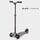 Micro Kickboard Deluxe LED Porsche Edition: Metallic Stone Grey