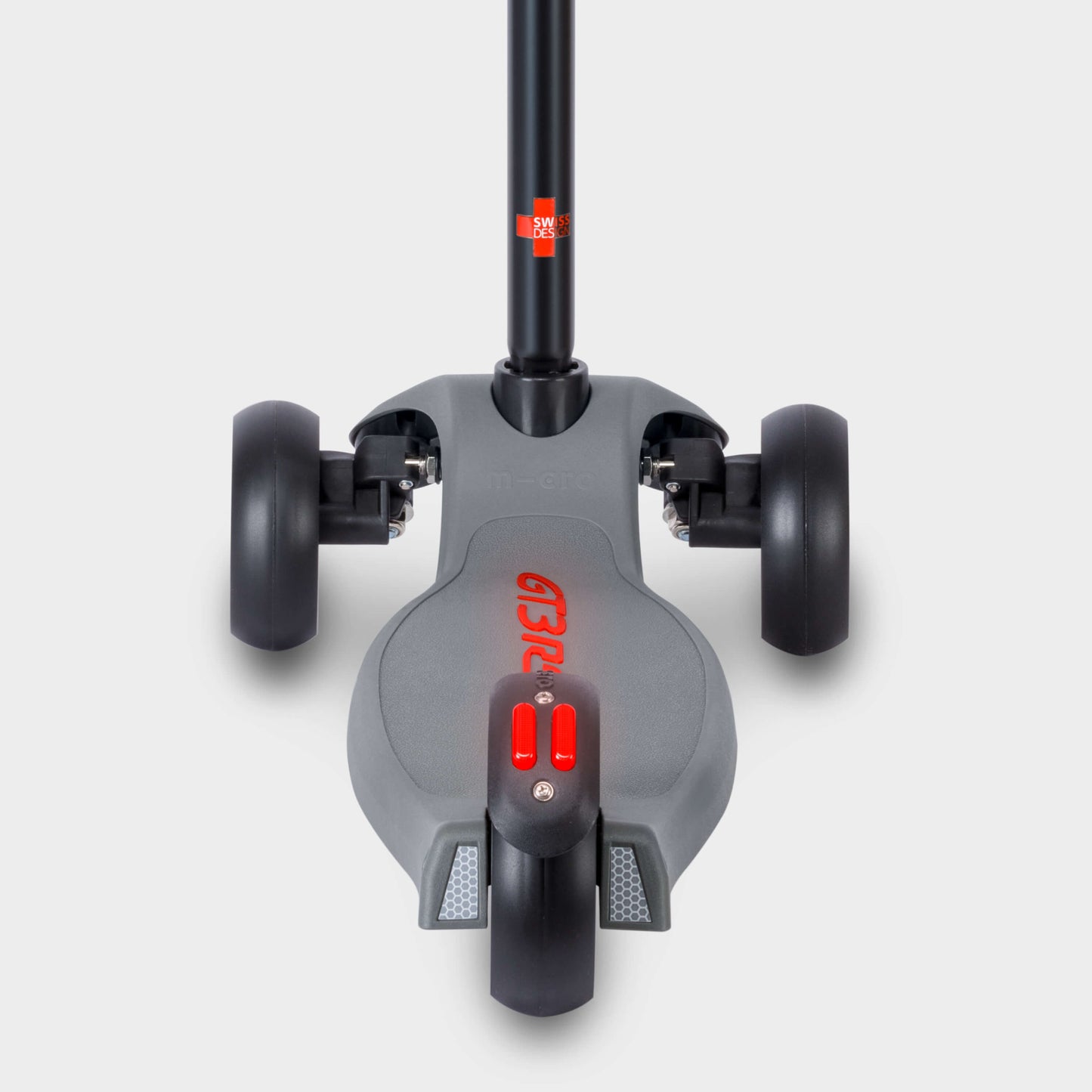Micro Kickboard Deluxe LED Porsche Edition: Metallic Stone Grey