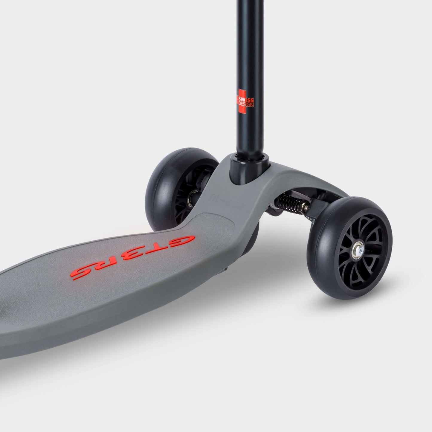 Micro Kickboard Deluxe LED Porsche Edition: Metallic Stone Grey