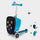 Mini Micro LED Luggage: Blue