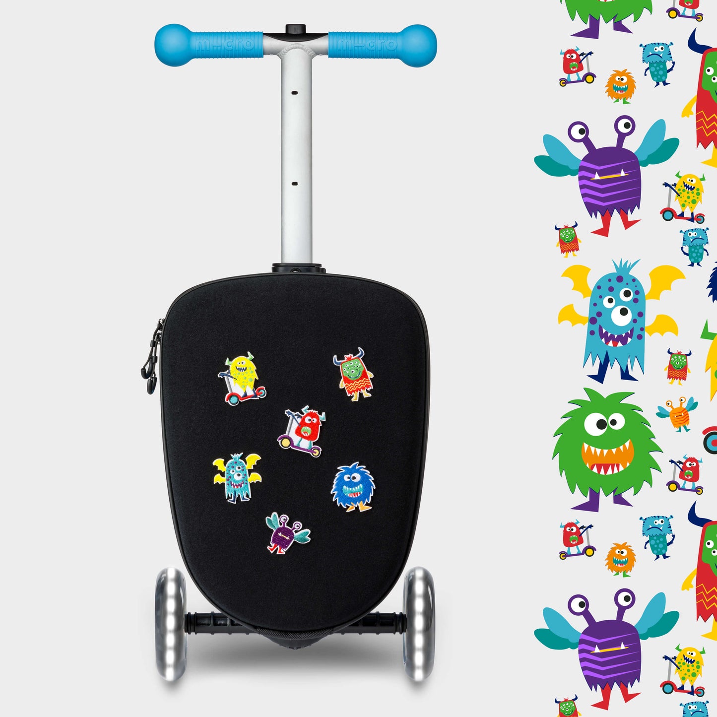 Mini Micro LED Luggage: Blue
