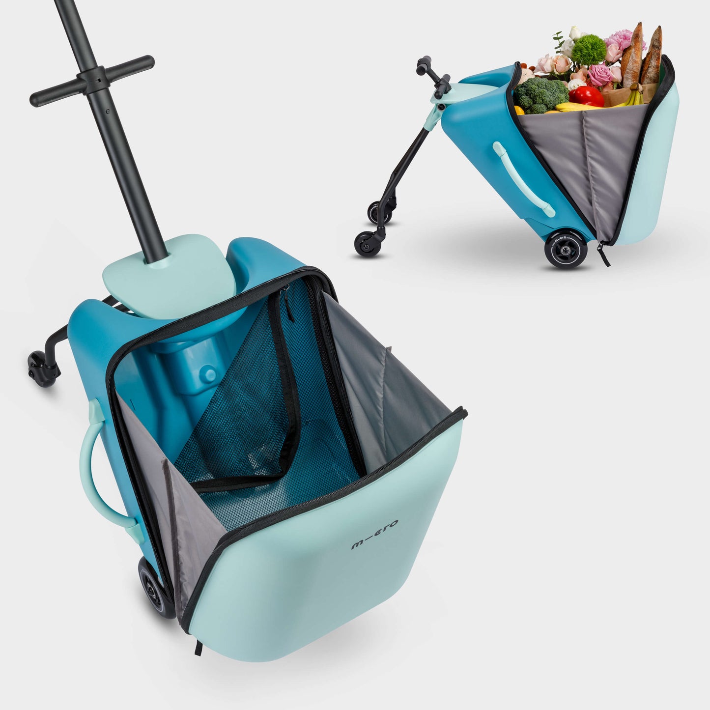 Eazy Ride On Luggage: Blue