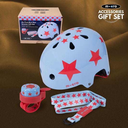 My First Scooter Gift Set Blue Star