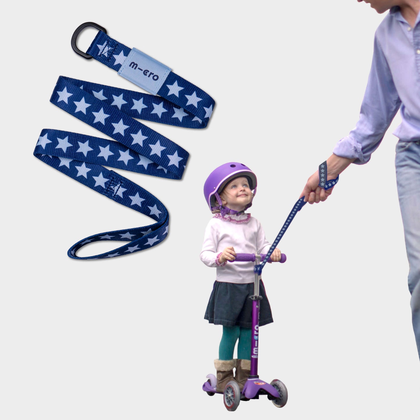 My First Scooter Set Navy Star: Helmet, Bell and Pull&Carry