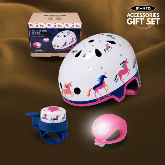 Helmet, Patterned Bell and Light: Unicorn