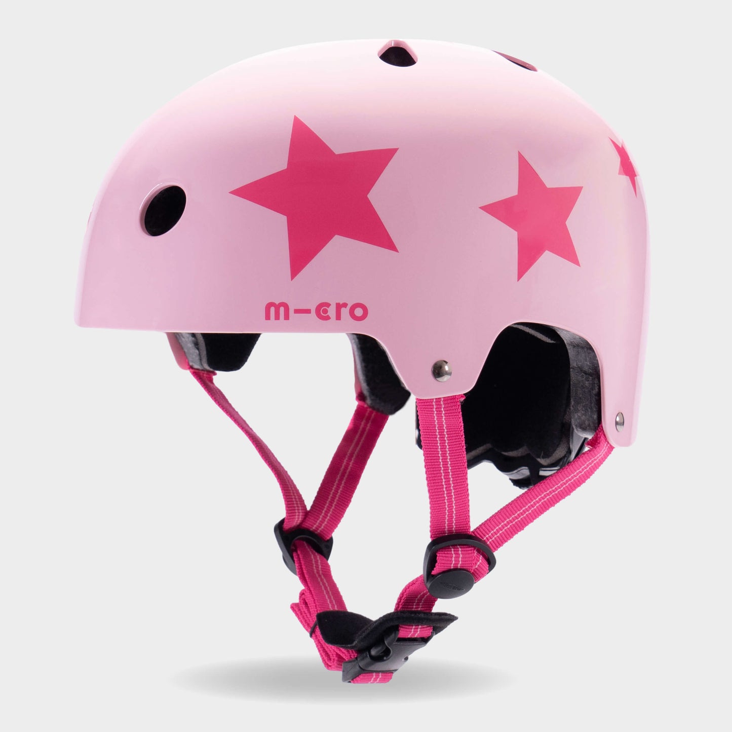 Helmet, Patterned Bell and Light: Pink Star
