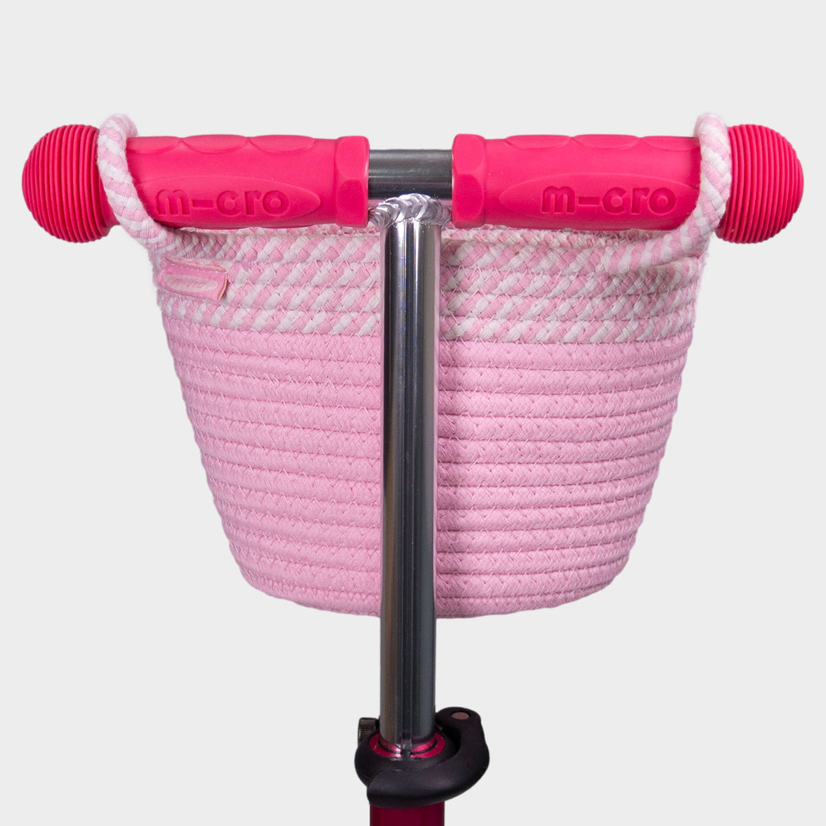 Micro Rope Basket: Pink Rabbit