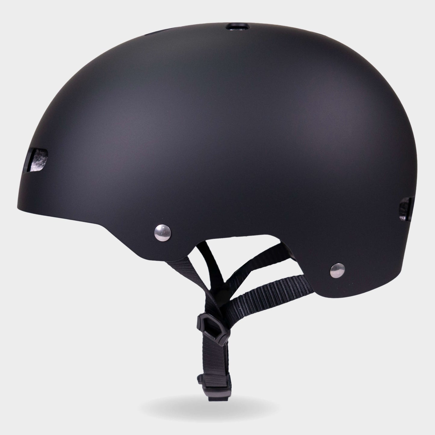 Plain Black Medium Helmet For Bikes and Scooters
