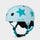 Printed Helmet for Bike and Scooters: Aqua Star