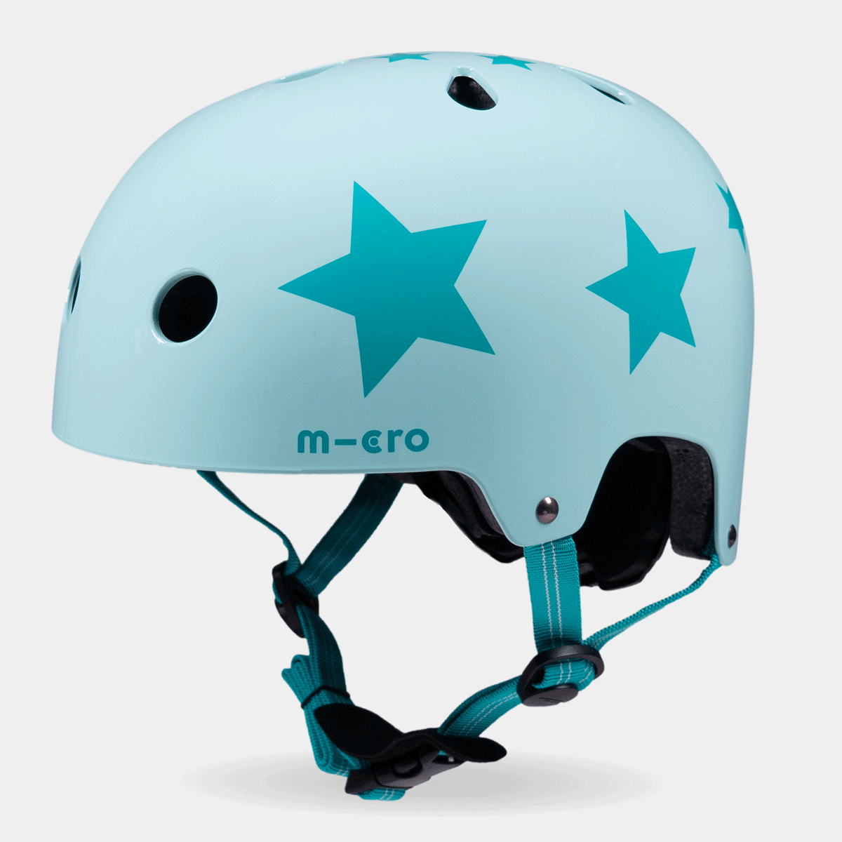 Printed Helmet for Bike and Scooters: Aqua Star
