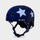 Printed Helmet for Bikes and Scooters: Navy Star