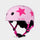 Printed Helmet for Bike and Scooters: Pink Star