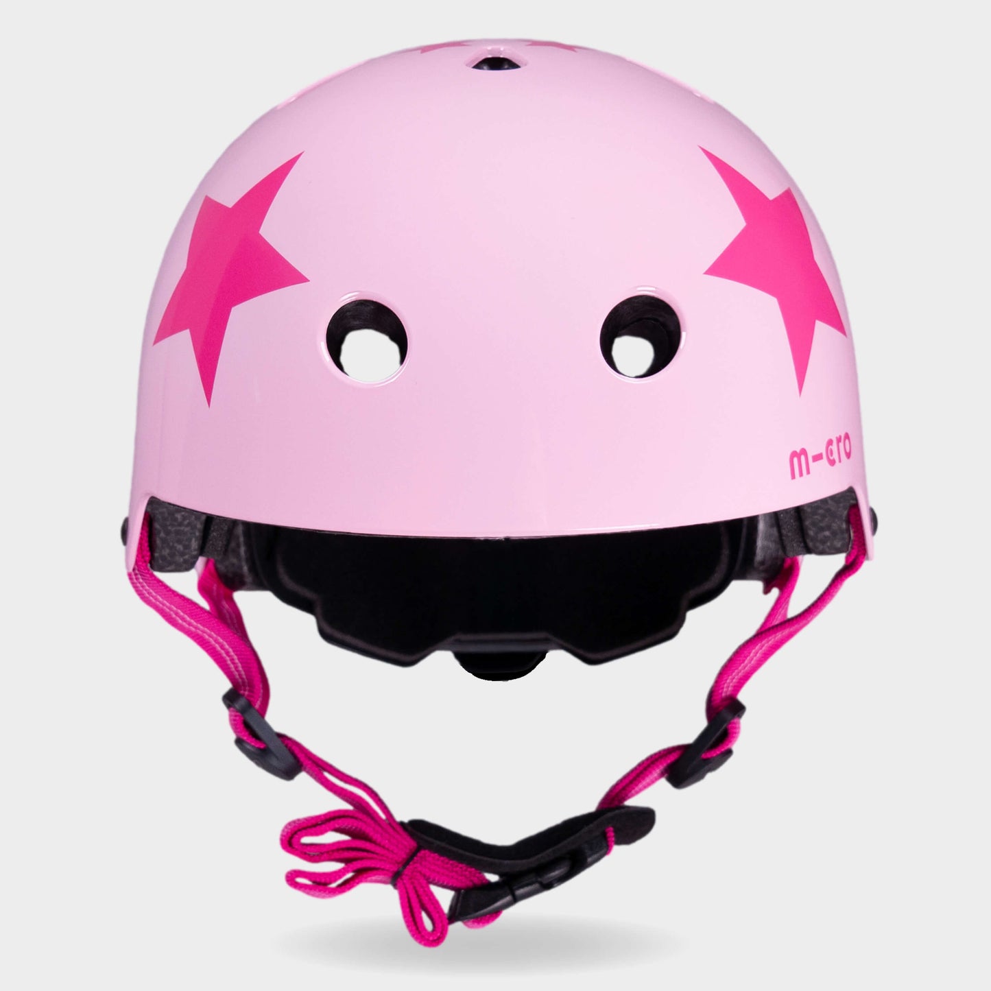 Printed Helmet for Bike and Scooters: Pink Star