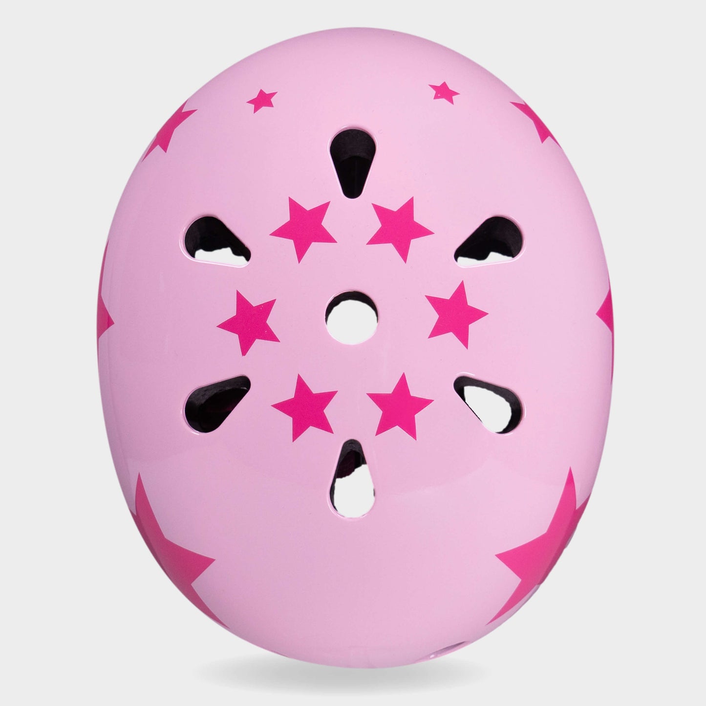 Printed Helmet for Bike and Scooters: Pink Star