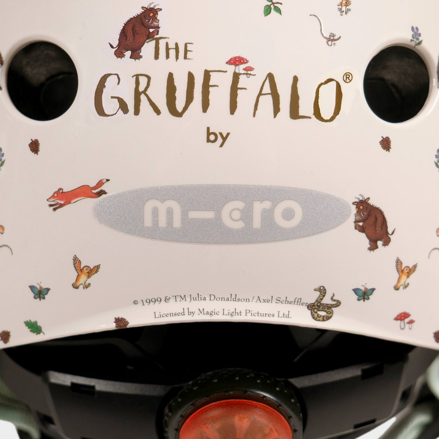 Printed Helmets for Bikes and Scooters: Gruffalo Ditsy Print