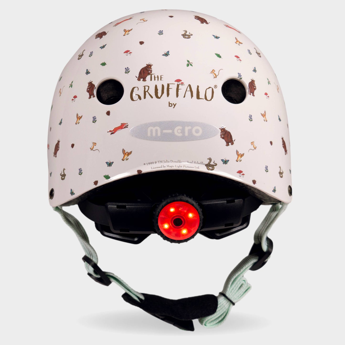 Printed Helmets for Bikes and Scooters: Gruffalo Ditsy Print