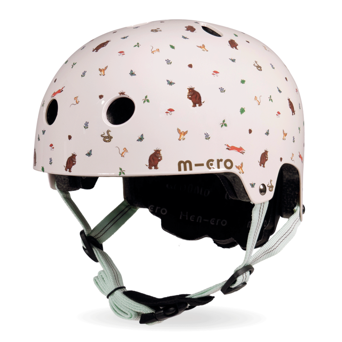 Printed Helmets for Bikes and Scooters: Gruffalo Ditsy Print