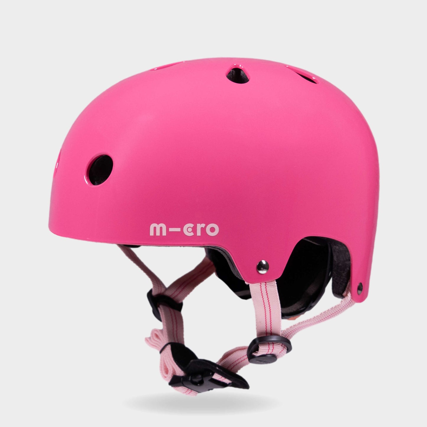 Plain Helmet For Bikes and Scooters: Pink Micro Scooters