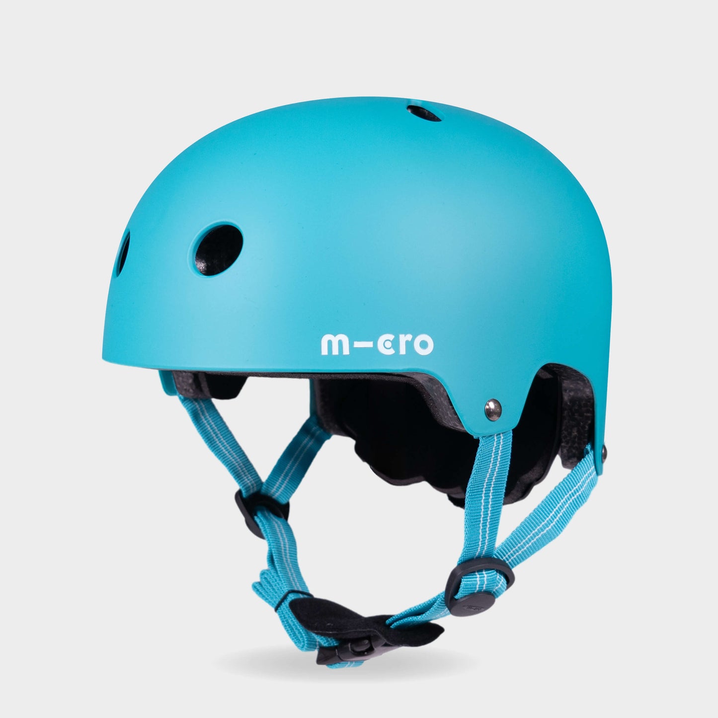 Plain Helmet for Bike and Scooters: Aqua