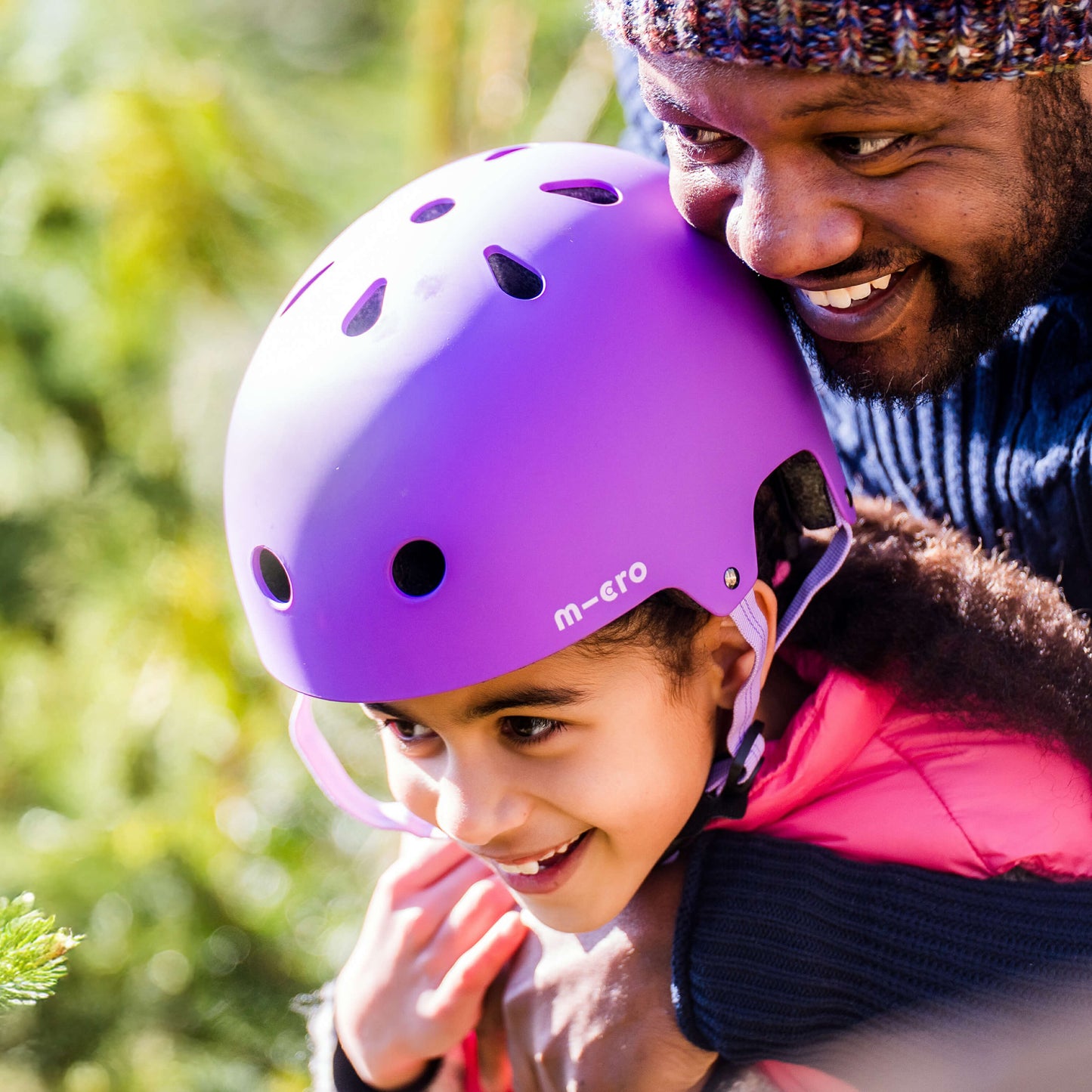 Plain Helmet for Bike and Scooters: Purple