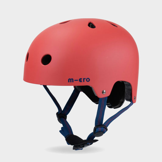 Plain Helmet for Bikes and Scooters: Matt Red