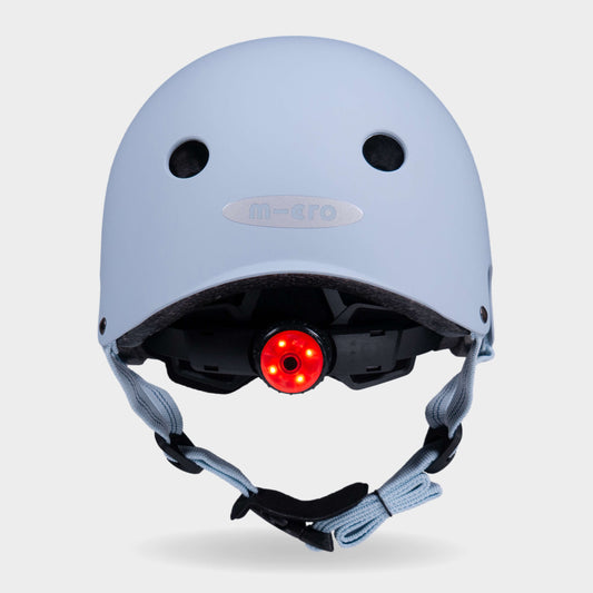 Plain Helmet for Bike and Scooters: Soft Blue