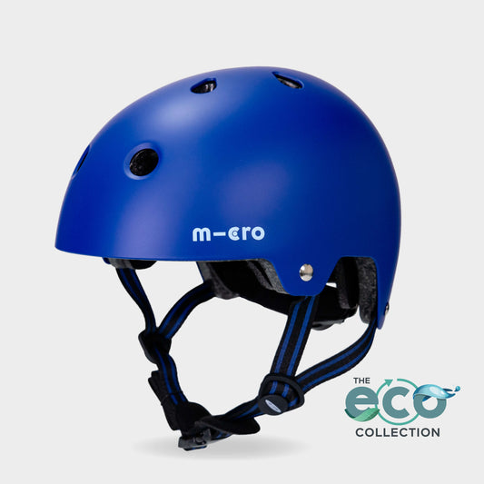 Plain Eco Helmet For Bikes and Scooters: Blue