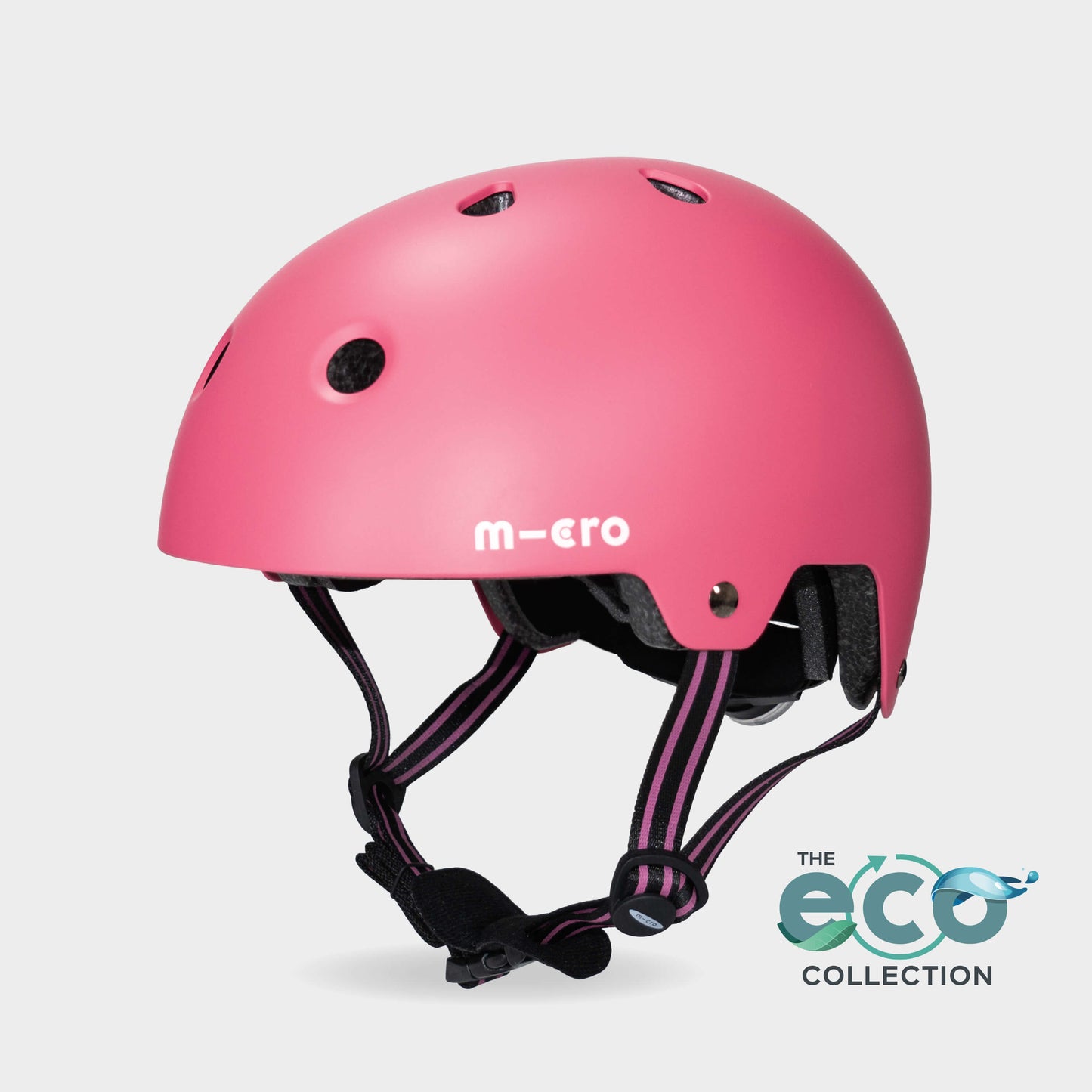 Plain Eco Helmet For Bikes and Scooters: Pink