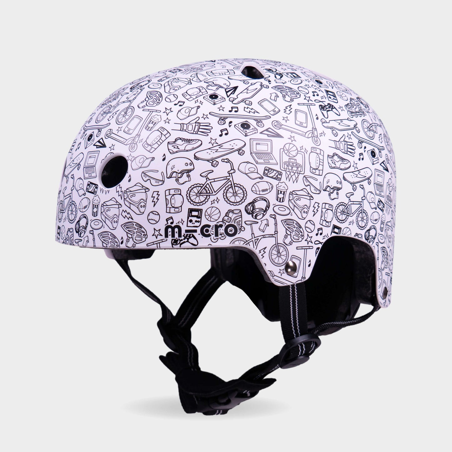 Printed Helmets for Bike and Scooters: Doodle