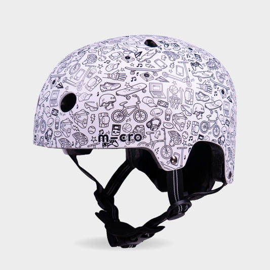 Printed Helmets for Bike and Scooters: Doodle